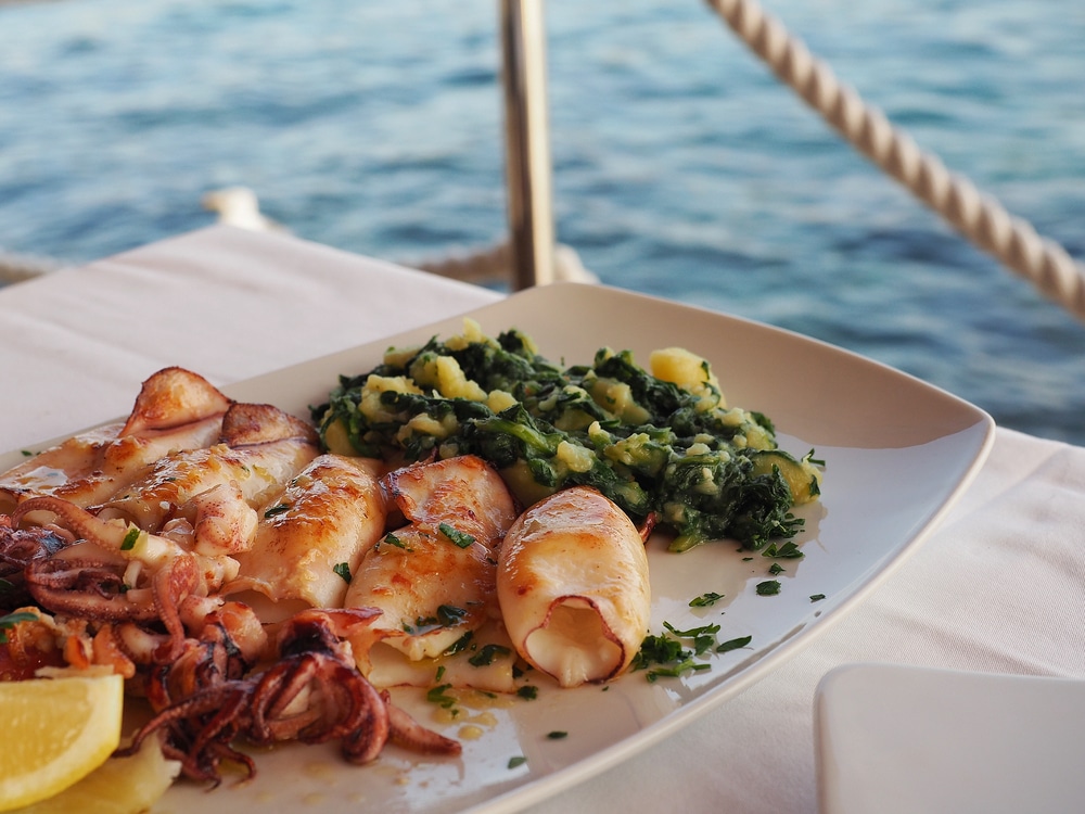 Baška na otoku Krku poznata je po ukusnoj  morskoj hrani