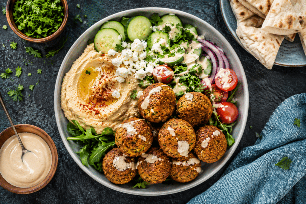 Mini falafel za druลพenja