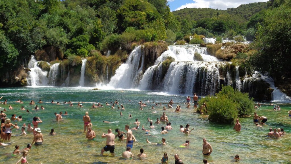 Kupači u NP Krka