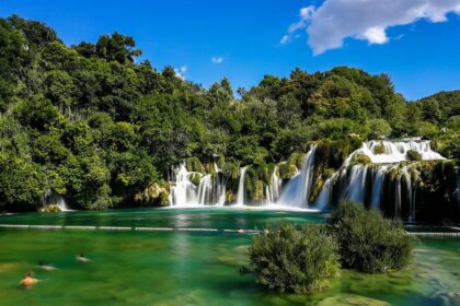 Slapovi Krke - Nacionalni park Krka u Dalmaciji