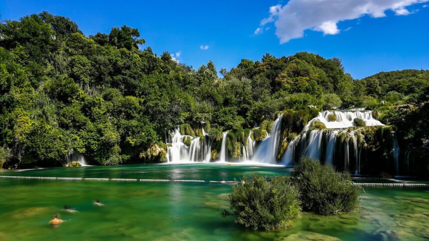 Slapovi Krke - Nacionalni park Krka u Dalmaciji