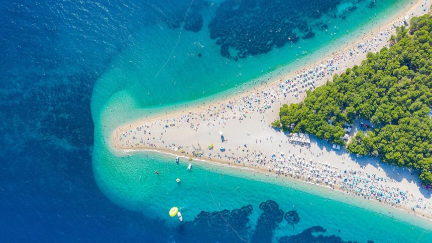 Zlatni rat iz ptičje perspektive