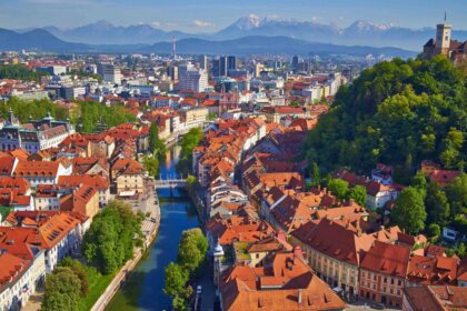 Ljubljana: pogled iz zraka