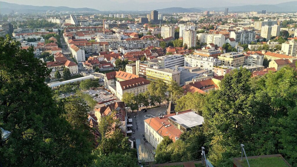 Ljubljana: pogled iz dvorca